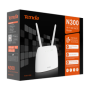 Router 4G, Wi-Fi, N300, 2.4GHz, 1 x SIM, 2 x RJ45 10/100 Mbps, 1 x RJ11 - TENDA TND-4G06 TENDA - 4